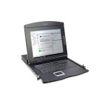 Digitus DS-72210-1TR Modulare Konsole mit 17" TFT (43,2cm) 1-Port KVM & Touchpad türkischer Tastatur 