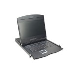 Digitus DS-72211-2GE Modulare Konsole mit 19 Zoll TFT (48,3cm) 8-Port KVM & Touchpad deutscher Tastatur 