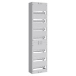 ABN ABNPV107R06 Verteilerfeld 1V 7x Gerätetragschiene 1V7 84TE BxH 250x1050mm 
