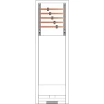 ABN GAG167N Anschlußgehäuse BH 6 SAS 5x355A 5 x 355A Sammelschiene 