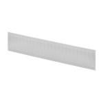 ABN GBS24WN10 AMIGO KV Abdeckstreifen für Geräteausschnitt 220mm RAL9003 signalweiß 1/ mit 10 Stk,) 