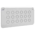 ABN GLP2-3 Leitungseinführungsplatte 18xM16 für KMN - 18x16,5mm 