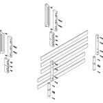 ABN MTSC23645 Sammelschienen-Modul tief 2FB/3RE 60mm mit CU 30x5mm 5-polig EBM 32mm 