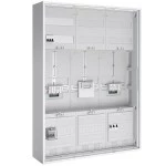 ABN S37ZZ621PVL Zählerschrank 1Z 1R SHS 40A 1PV LS 40A 16mm² SaS LUX IP54 ZSK 5pol BxHxT 800x1100x210mm 
