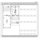 ABN SF102BF8 Festplatzverteilerschrank 1x K-HAS KH00) 