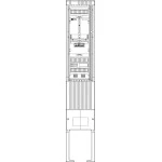 ABN SZ202ZZ1400 Zähleranschlusssäule 1 ZP 4pol HLAK 25mm² 