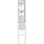 ABN SZ202ZZ1402 Zähleranschlusssäule 1 ZP 4pol HLAK 25mm² Hausanschlußkasten 