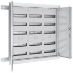 ABN UK35 Feldverteiler UP/HW T:110mm 180TE 3 x 5-Reihig für REG mit Volltüre 