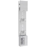 ABN Z192NHL Zählerplatz 2R 3Pkt 2xNH00 Einsp LUX 5pol BxH 250x1350mm m,B,/o,V, 