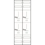ABN Z29004HL Zählerplatz 4R 3Pkt HutS LUX BxH 500x1350mm o,B,/o,V, 