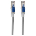 Rutenbeck 21600010 Cat. 6A iso-Patchkabel verriegelbar geschirmt S/FTP LSHF 1 Meter grau (ähnlich RAL 7035) 