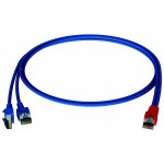 Homeway HCAHNG-B2103-A010 Y-Patchkabel LAN/LAN blau/blau 1,0 Meter 