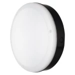 Ledvance SFBLKH25010W4KSBKEM LED-Wand-/Deckenleuchte Sensor NL schwarz 4000K weiß 
