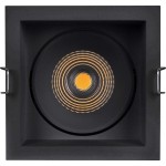 Ledvance SPOT SQUARKADJ8W3KBK LED-Einbaustrahler schwarz 650lm 3000K weiß 