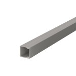 OBO Bettermann 6025110 Wand- und Deckenkanal 20x20x2000 PVC steingrau WDK20020GR 2 Meter 