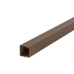 OBO Bettermann 6025129 Wand- und Deckenkanal 20x20x2000 PVC sbr WDK20020BR 2 Meter 