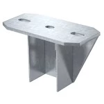 OBO Bettermann 6349056 Kopfplatte für U-Stiel KU 7 NOX FT 