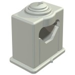 OBO Bettermann 2105012 Greif-Iso-Schelle lichtgrau 3040 LGR 100 Stück 