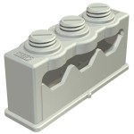 OBO Bettermann 2109018 Greif-Iso-Schelle lichtgrau 3040 3 25 Stück 
