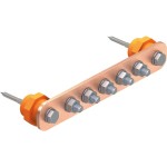 OBO Bettermann 5015842 Potentialausgleichsschiene BigBar/10 Anschlüsse 1802 10 CU 