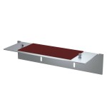 OBO Bettermann 7216485 Gegenplatte 100x250mm BSKM-GW 1025 
