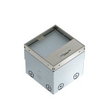 OBO Bettermann 7368324 Bodensteckdose mit 2-fach Steckdose UDHOME2 GV15V 