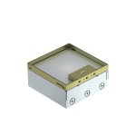 OBO Bettermann 7427204 Bodentank komplett 3-für VDE-Steckdose UDHOME4 2M V 