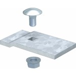 OBO Bettermann 6479435 Klemmstück für Kabelleiter LG110 LKS 60 4 FTK LGR 