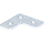 OBO Bettermann 1124653 Verbindungsplatte L-Form 90x90x40x5 St FT GMS 3 VP L FT 10 Stück 