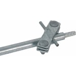 DEHN 625015 ASSTE25710FL40STTZN TE-Anschlussschelle St/tZn D25 für Rd7-10 
