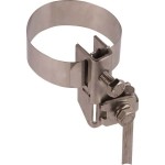 DEHN 540100 BRS16168AK1X102X68V2 Antennen-Bandrohrschelle D27-165mm NIRO 