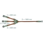 DEHN VTCS2XV EKV3+070RVTCS2XV Erdungs-und Kurzschliessseil 3-polig 70mm² 