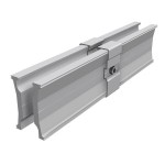 # SL Rack 86160-02 Innenverbinder sw eloxiert mit Träger Rail 60 50 Stück 