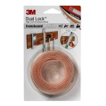 3M SJ 3560 Klettband Druckverschluss 25mmx1,25 Meter,transluz. 