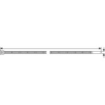 HellermannTyton UB200C-N-PA66-NA-C1 Kabelbinder 4,6x200 natur 100 Stück 