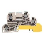 Weidmüller WDL 2.5/NT/L/PE Verteilerklemme 90x6,1x49mm 
