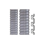 Flexa SPR-PVC-AS AD14/10 grau Metallschutzschlauch flüssigkeitsdicht 