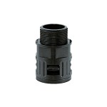 Flexa RQG-M AD42,5/M40 schwarz Schnellverschraubung IP67,gerade 