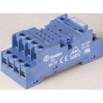 Finder 94.74 Schraubfassung blau mit Schnappbefestigung 