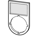 Eaton M22S-ST-X Tastenzusatzschildträger 50x30 o.Schild schwarz 