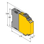 Turck IM1-22EX-R Trennschaltverstärker 250V 2-Kanäle 