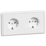 Peha D 95.6512/3.02 NA Steckdose 2-fach reinweiß 