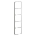 Peha D 80.675.02 Rahmen 5-fach reinweiß waage/senkrecht 