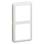 Peha D 772.02 Rahmen 2-fach reinweiß waage/senkrecht 
