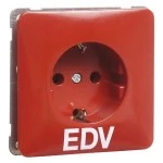 Peha D 80.6511 ROT EDV Steckdose SCHUKO rot 