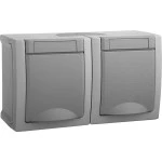 Panasonic 90591088-DE Steckdose 2-fach waager. FR-AP IP54 