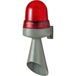 Werma 42512075 Blitzlicht-Hupe 24V AC/DC rot 