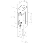 Assa Abloy effeff 17E-D11 Türöffner ohne Schliessblech 