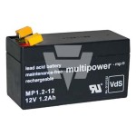 Hückmann 123578 Multipower Blei-Akku MP1,2-12 Pb12V/1,2Ah 