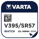 Varta V 395 Uhren-Batterie 1,55V/38mAh/Silber 10 Stück 